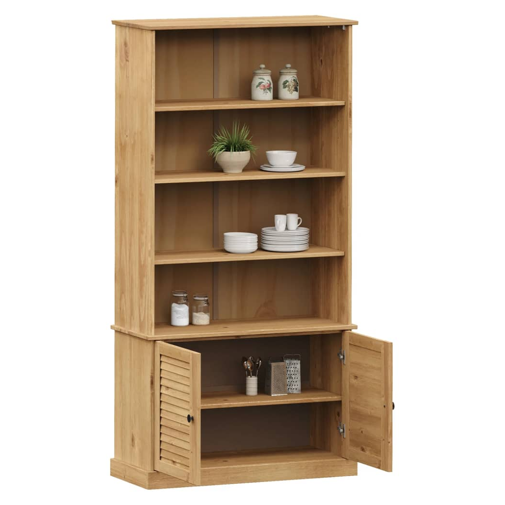 vidaXL Bookcase VIGO 85x35x170 cm vidaXL Solid Wood Pine - Uncategorized Bookcase