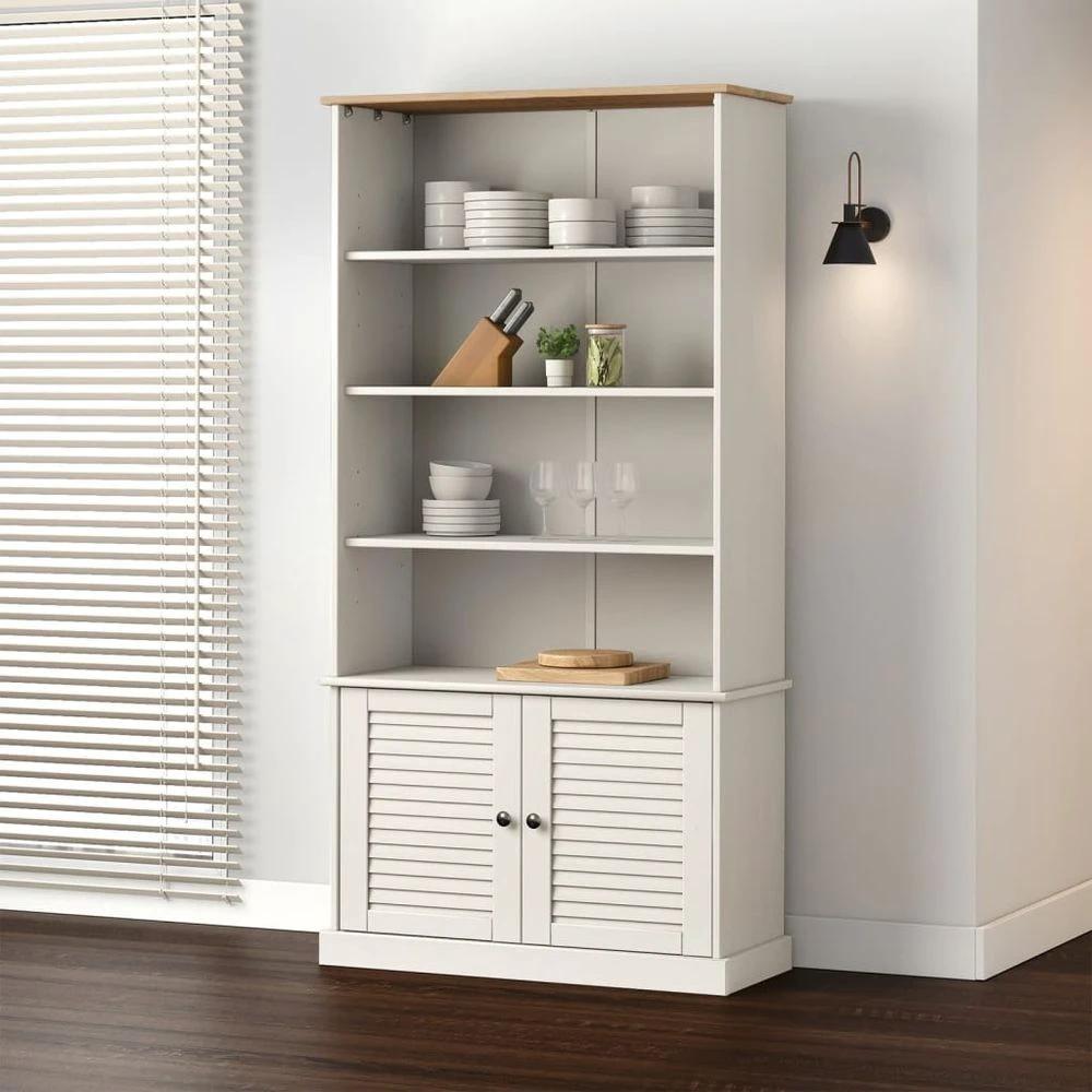 Bookcase VIGO 85x35x170 cm vidaXL Solid Wood Pine by vidaXL