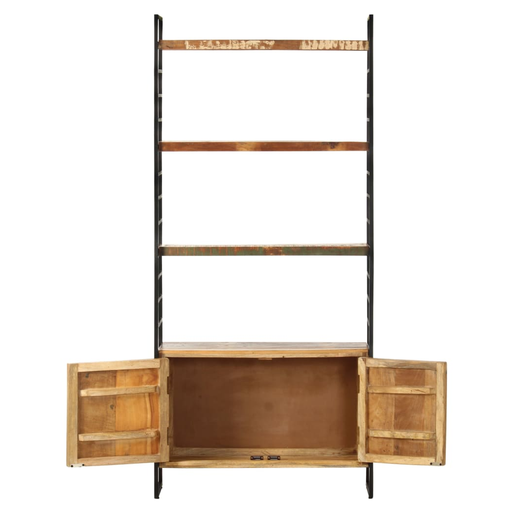 4-Tier vidaXL Bookcase 80x30x180 cm Solid Reclaimed Wood by vidaXL