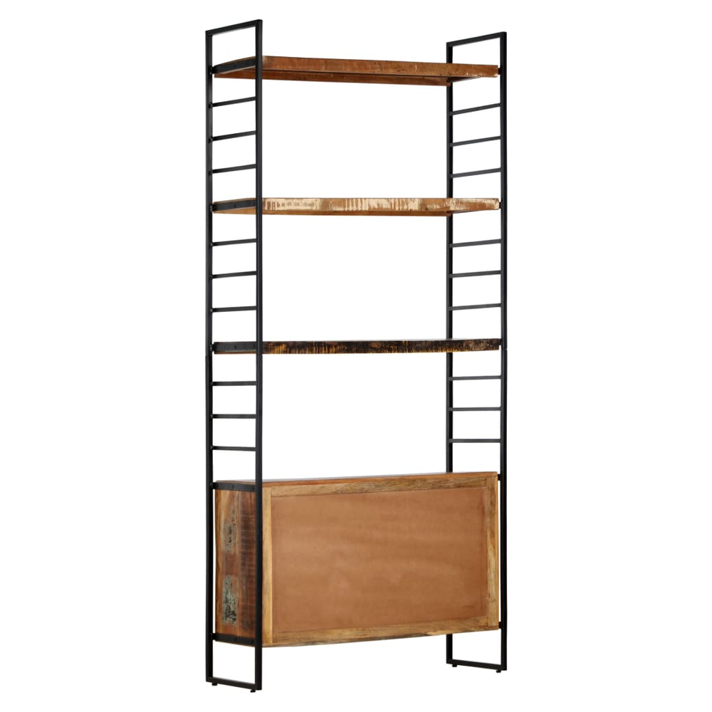 vidaXL 4-Tier vidaXL Bookcase 80x30x180 cm Solid Reclaimed Wood - Uncategorized Bookcase