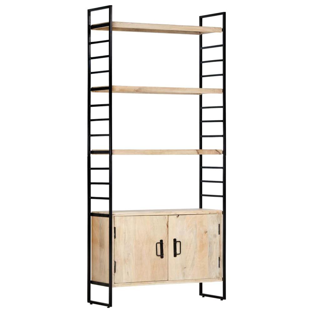 vidaXL 4-Tier vidaXL Bookcase 80x30x180 cm Solid Reclaimed Wood - Uncategorized Bookcase