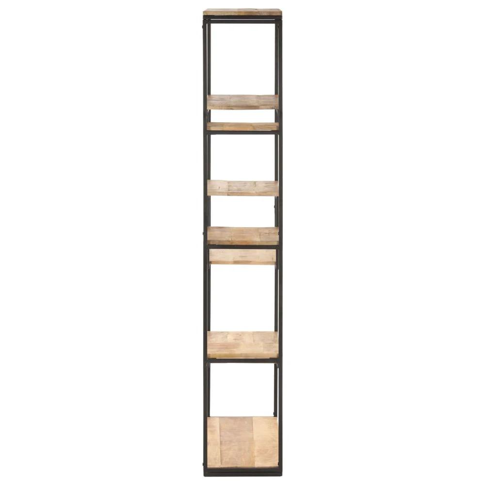 vidaXL Bookcase 80x30x180 cm Rough Mango Wood vidaXL - Uncategorized Bookcase