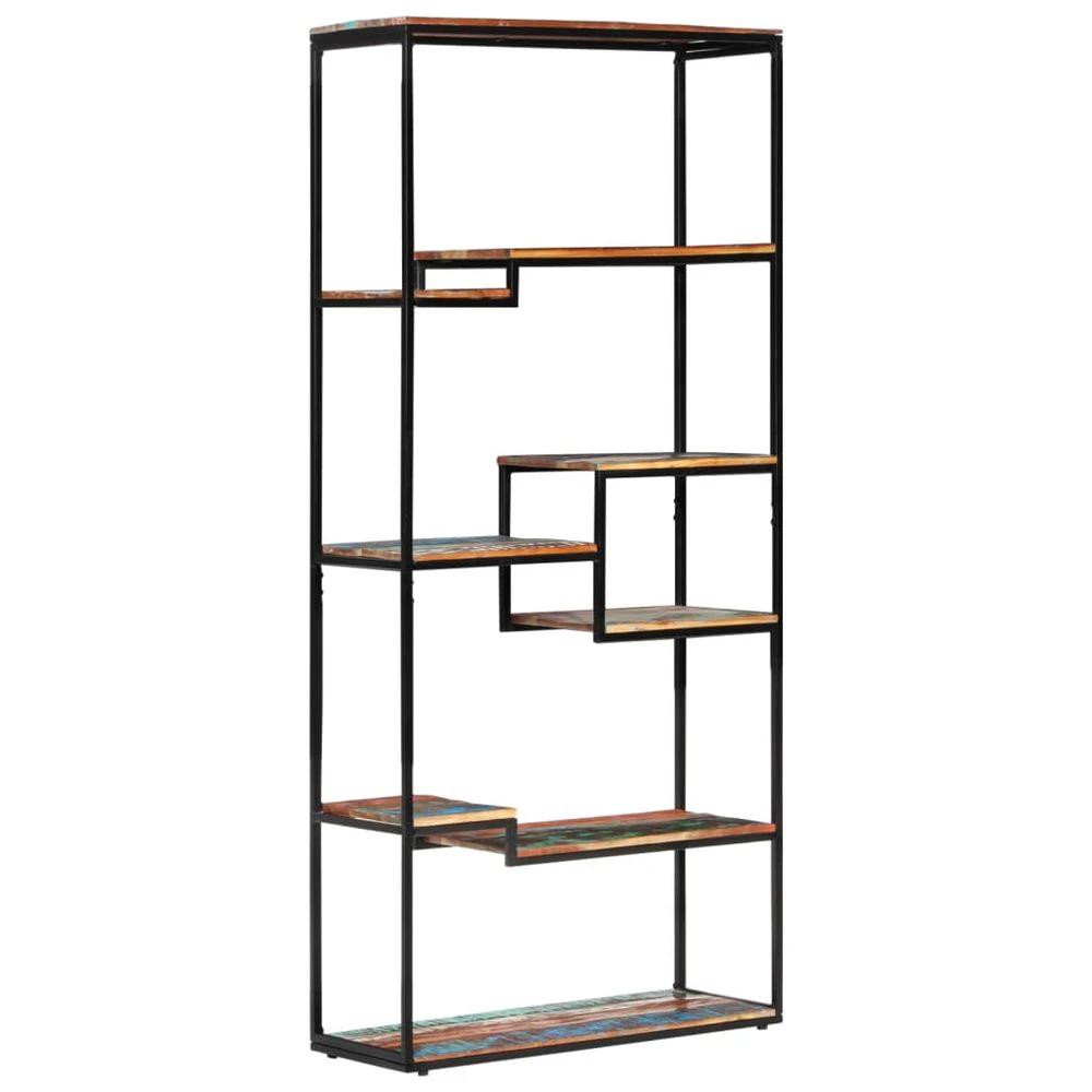 vidaXL Bookcase 80x30x180 cm Rough Mango Wood vidaXL - Uncategorized Bookcase