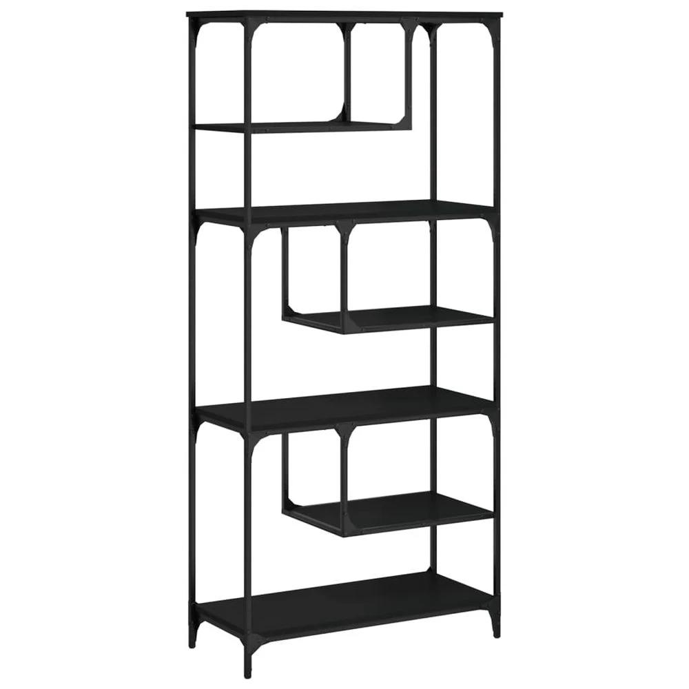 vidaXL Bookcase Black 81x36x176 cm vidaXL Engineered Wood - Uncategorized Bookcase