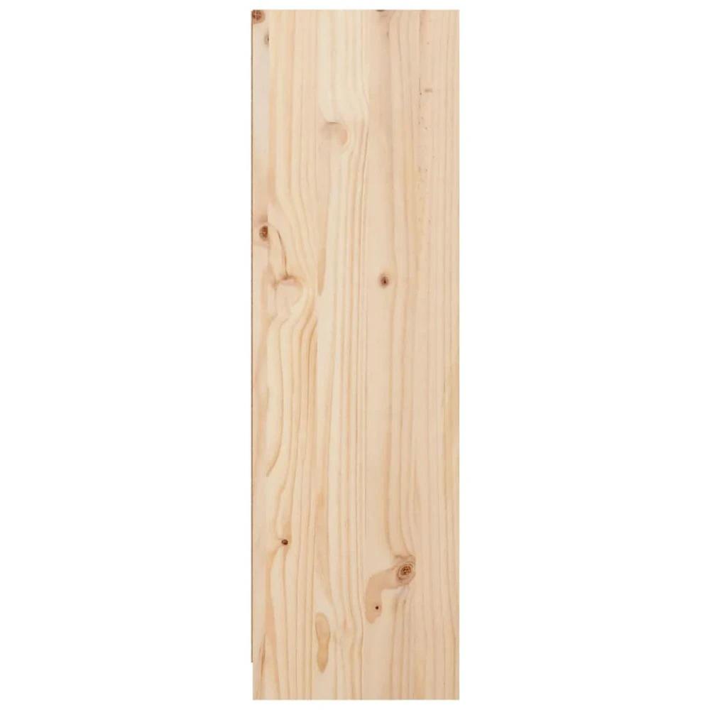 Bookcase 70x33x110 cm Solid Wood Pine vidaXL by vidaXL