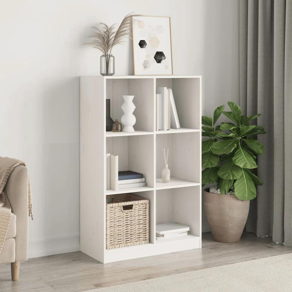 Bookcase 70x33x110 cm Solid Wood Pine vidaXL by vidaXL