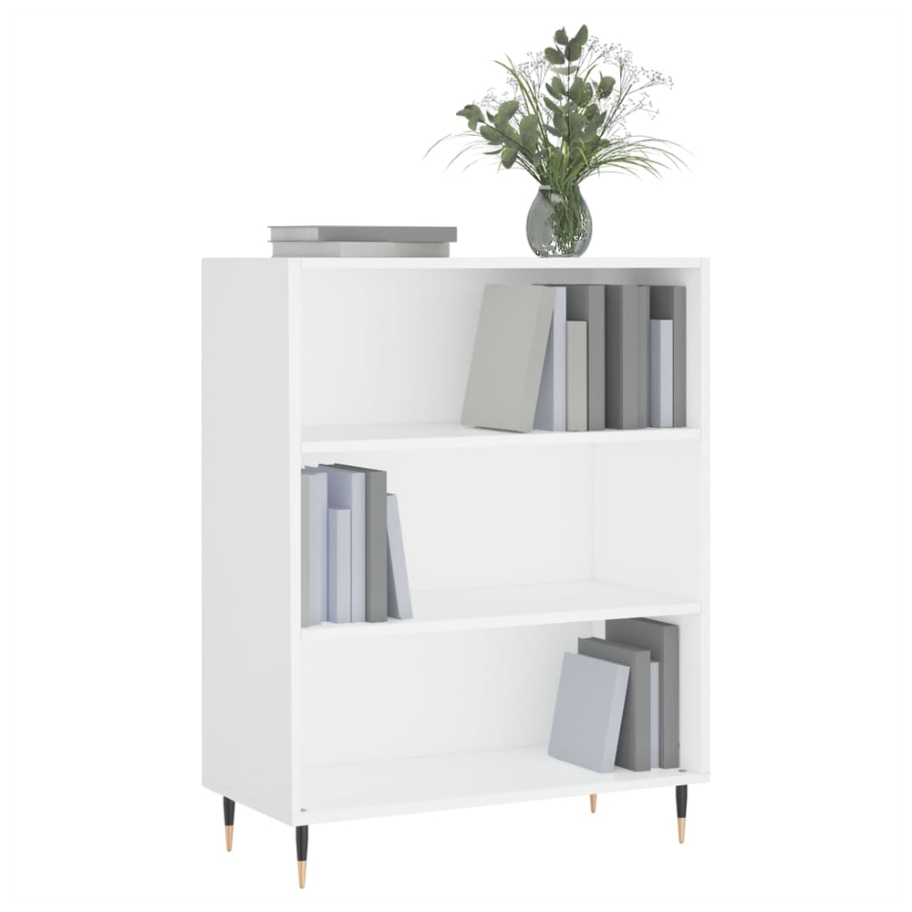 vidaXL Bookcase White 69.5x32.5x90 cm vidaXL Engineered Wood - Uncategorized Bookcase
