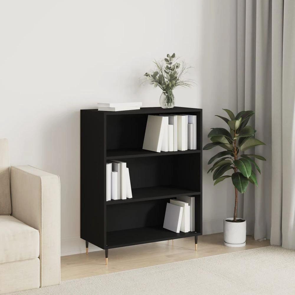 Bookcase White 69.5x32.5x90 cm vidaXL Engineered Wood by vidaXL