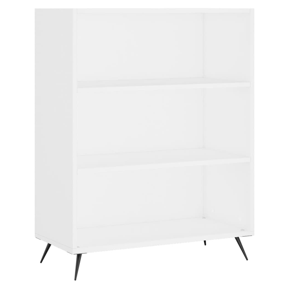 Bookcase White 69.5x32.5x90 cm vidaXL Engineered Wood by vidaXL