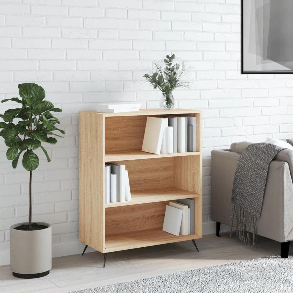 Bookcase White 69.5x32.5x90 cm vidaXL Engineered Wood by vidaXL