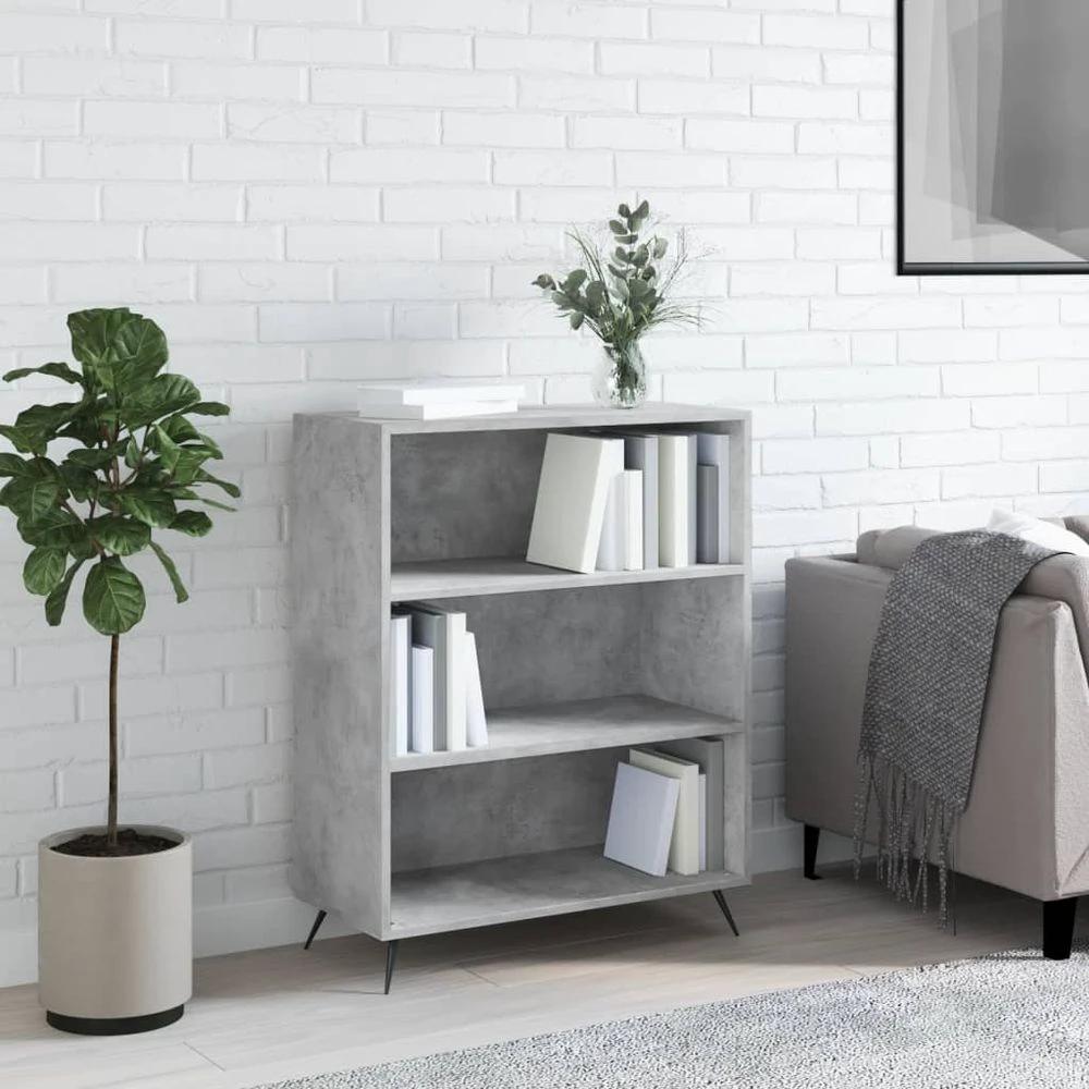 Bookcase White 69.5x32.5x90 cm vidaXL Engineered Wood by vidaXL
