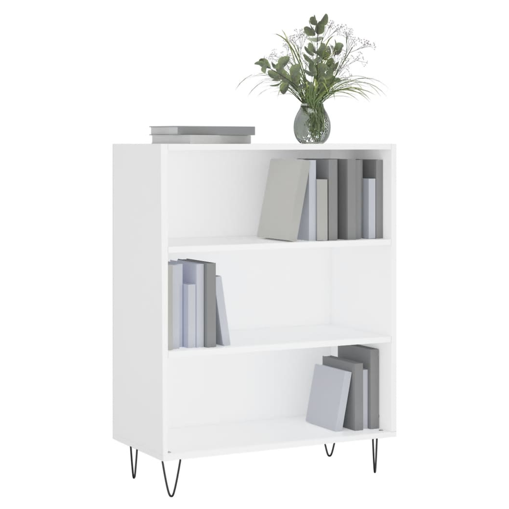 vidaXL Bookcase White 69.5x32.5x90 cm vidaXL Engineered Wood - Uncategorized Bookcase