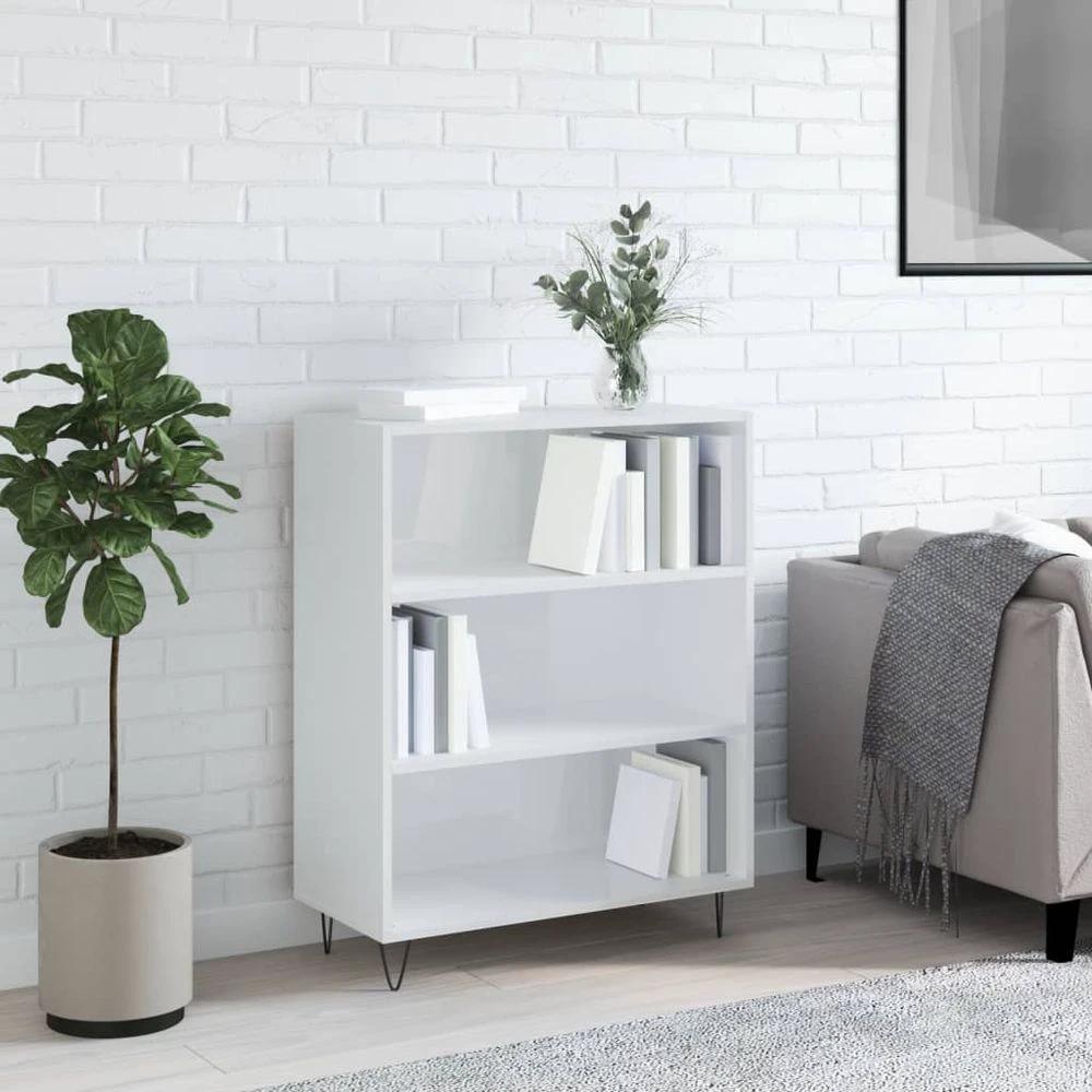 vidaXL Bookcase White 69.5x32.5x90 cm vidaXL Engineered Wood - Uncategorized Bookcase
