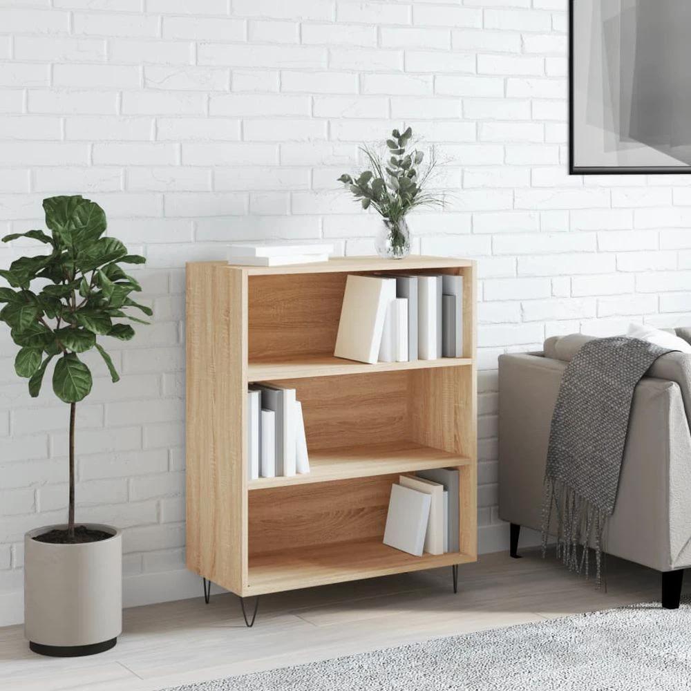 vidaXL Bookcase White 69.5x32.5x90 cm vidaXL Engineered Wood - Uncategorized Bookcase
