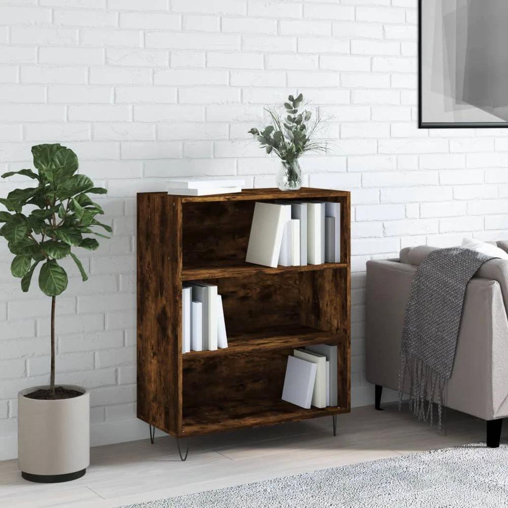 Bookcase White 69.5x32.5x90 cm vidaXL Engineered Wood by vidaXL