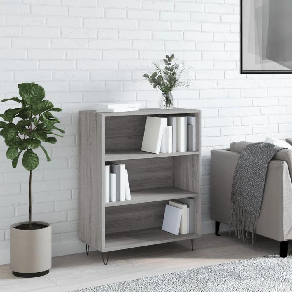 Bookcase White 69.5x32.5x90 cm vidaXL Engineered Wood by vidaXL