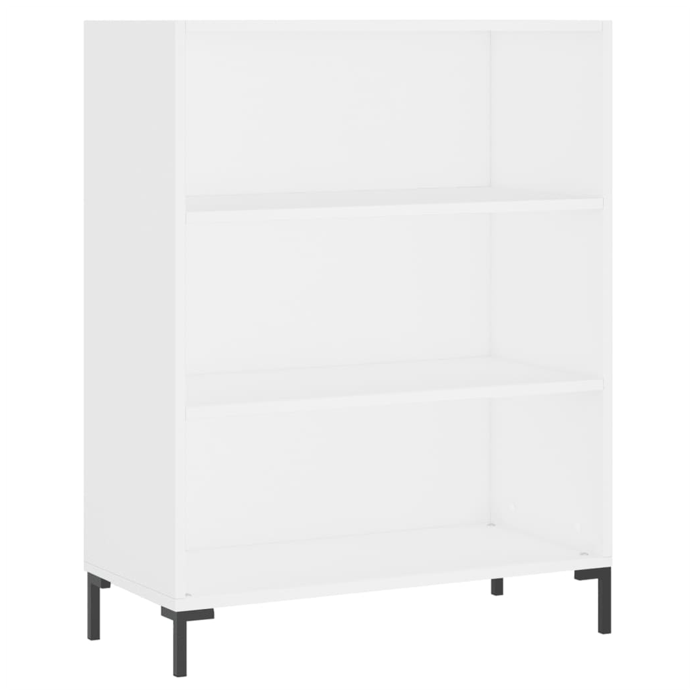 Bookcase White 69.5x32.5x90 cm vidaXL Engineered Wood by vidaXL