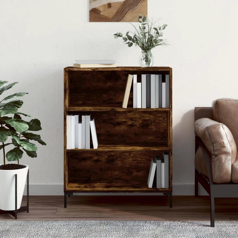 Bookcase White 69.5x32.5x90 cm vidaXL Engineered Wood by vidaXL
