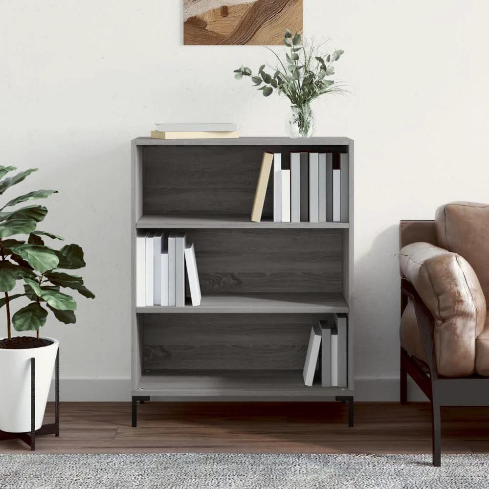 Bookcase White 69.5x32.5x90 cm vidaXL Engineered Wood by vidaXL