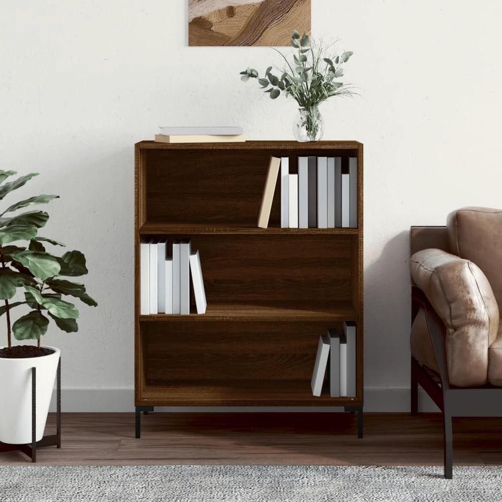 Bookcase White 69.5x32.5x90 cm vidaXL Engineered Wood by vidaXL