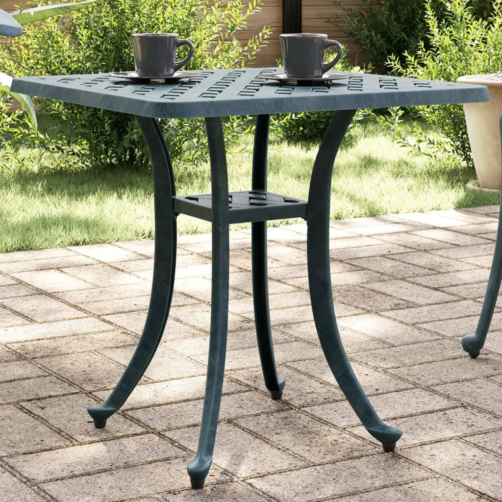 vidaXL Garden Table Bronze 53x53x53 cm Cast Aluminium by vidaXL