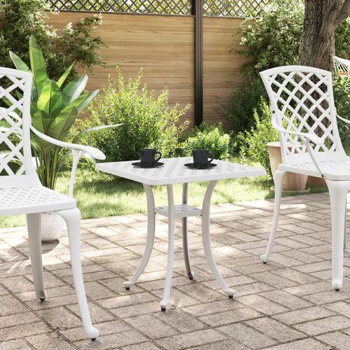 vidaXL vidaXL Garden Table Bronze 53x53x53 cm Cast Aluminium -
