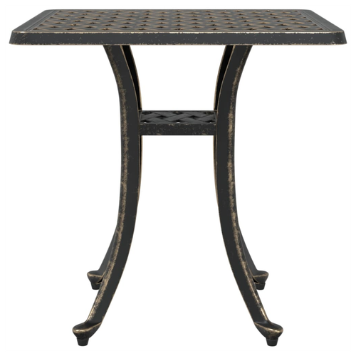 vidaXL vidaXL Garden Table Bronze 53x53x53 cm Cast Aluminium -