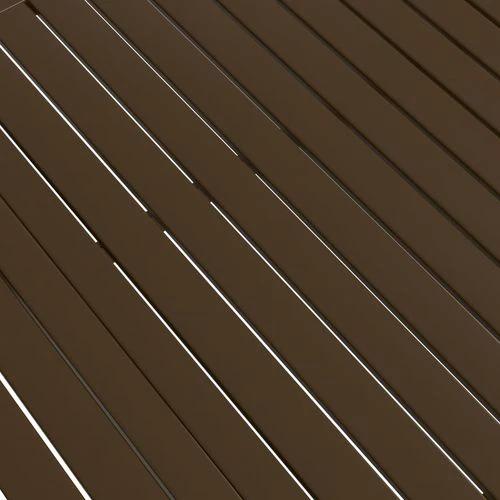 vidaXL vidaXL Garden Table Brown 81.5x81.5x72 cm Steel -