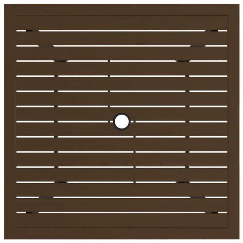 vidaXL vidaXL Garden Table Brown 81.5x81.5x72 cm Steel -