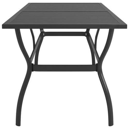 vidaXL vidaXL Garden Table Brown 81.5x81.5x72 cm Steel -