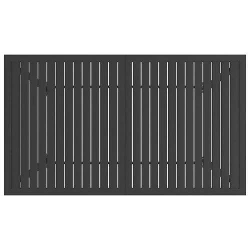 vidaXL Garden Table Brown 81.5x81.5x72 cm Steel by vidaXL