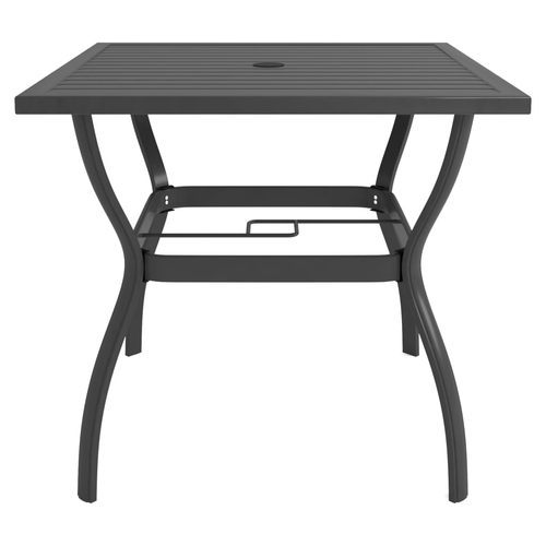 vidaXL vidaXL Garden Table Brown 81.5x81.5x72 cm Steel -