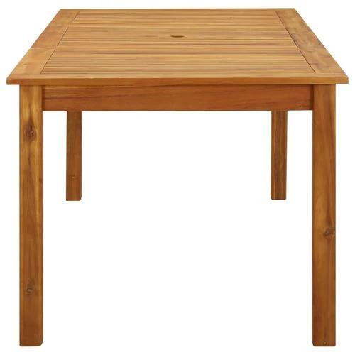 vidaXL Garden Table 200x90x74 cm Solid Acacia Wood by vidaXL