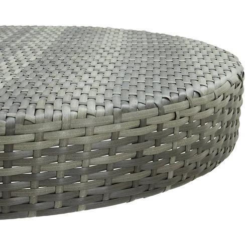 vidaXL Garden Table Brown 60.5x106 cm Poly Rattan by vidaXL