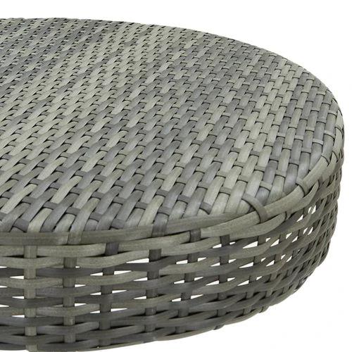 vidaXL vidaXL Garden Table Brown 60.5x106 cm Poly Rattan -