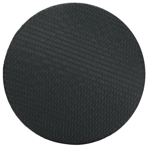 vidaXL Garden Table Brown 60.5x106 cm Poly Rattan by vidaXL