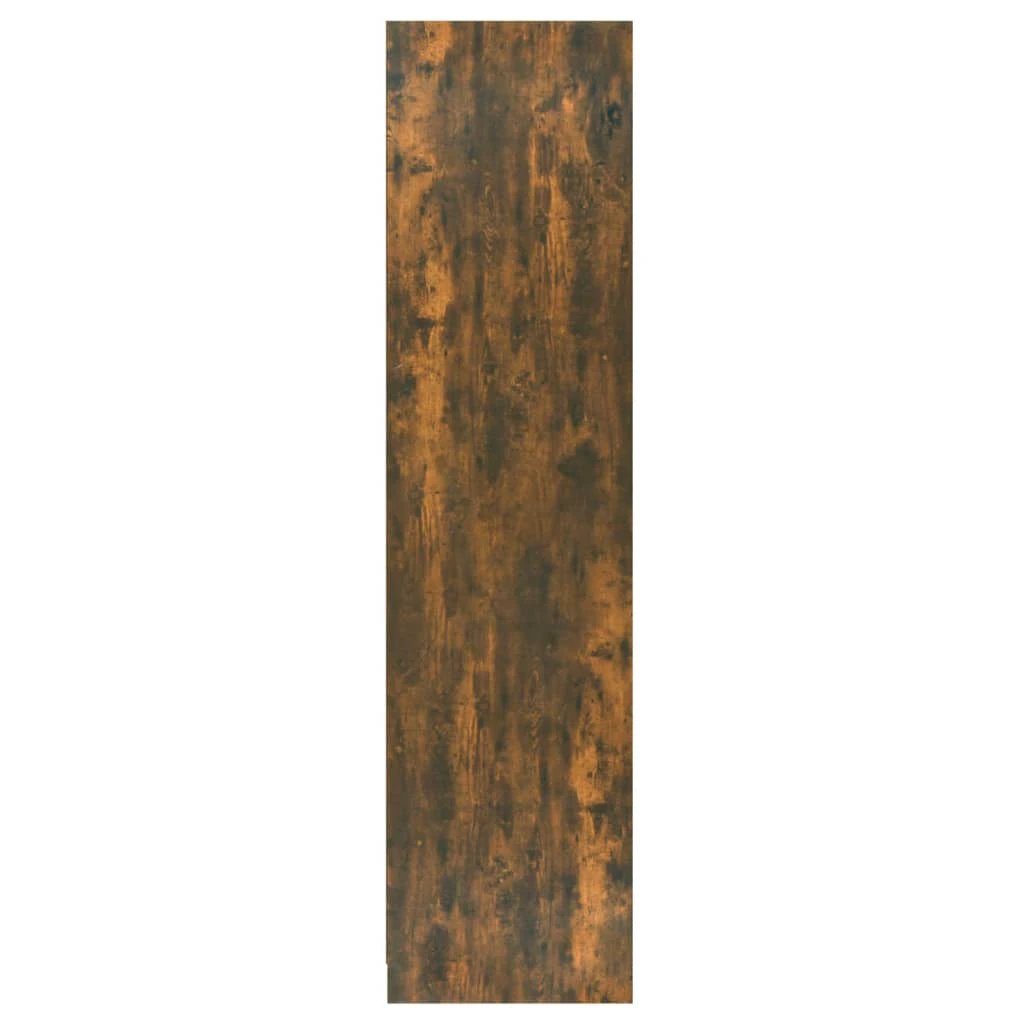 Wardrobe with Drawers Smoked Oak 50x50x200 cm Engineered Wood by vidaXL