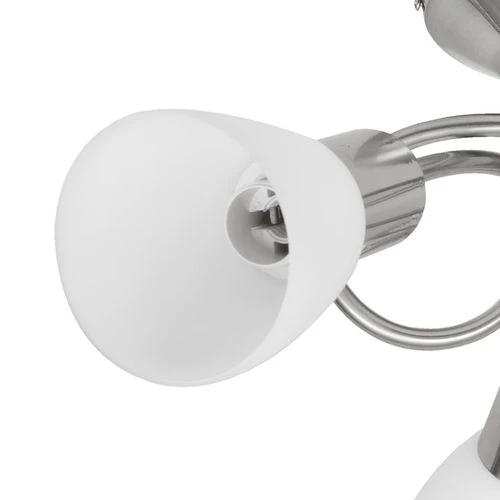 vidaXL Ceiling Lamp with Glass Shades for 3 E14 Bulbs - Ceiling Lights