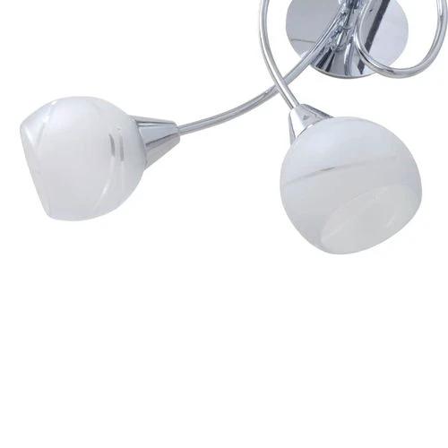 Ceiling Lamp with Glass Shades for 5 E14 Bulbs by vidaXL