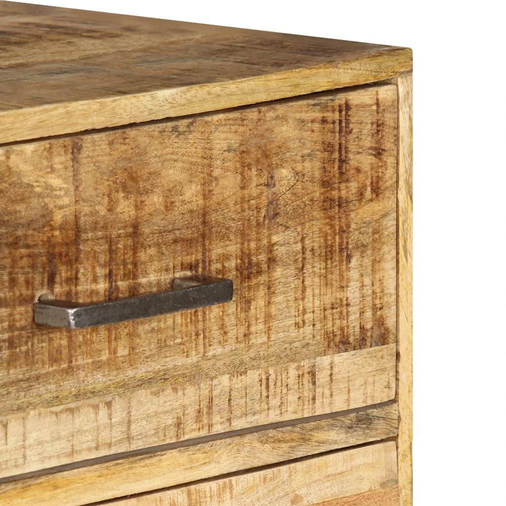 vidaXL Chest of Drawers 45x35x106 cm vidaXL Solid Mango Wood - Uncategorized Chest of Drawers