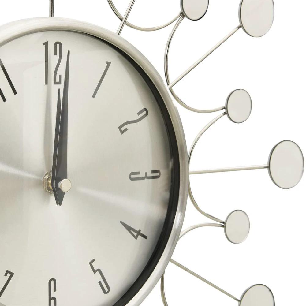 Wall Clock Silver 40 cm Metal - Clock from vidaXL