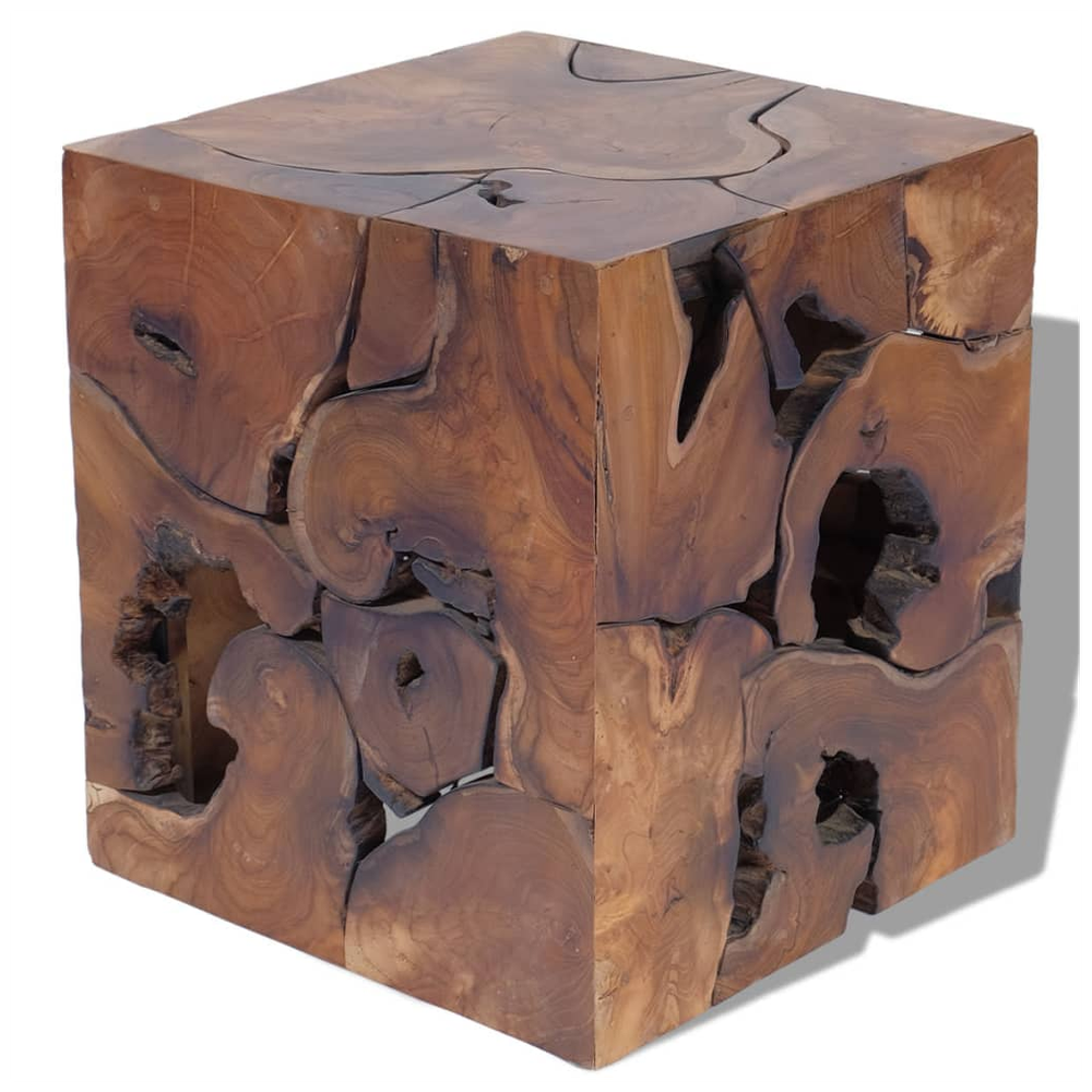 Stools/Coffee Table Solid Teak vidaXL by vidaXL