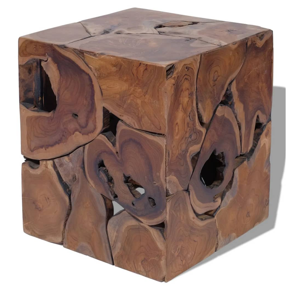 Stools/Coffee Table Solid Teak vidaXL by vidaXL
