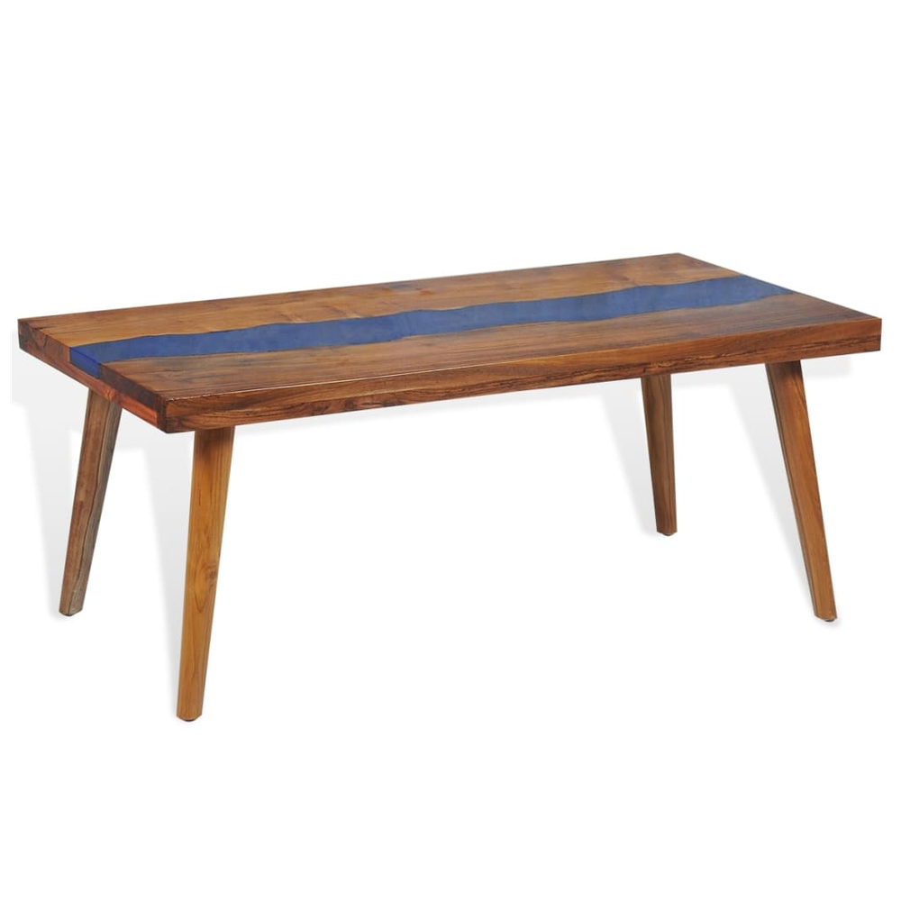 vidaXL Coffee Table Teak Resin 100x50x40 cm vidaXL - Coffee Tables Coffee Table