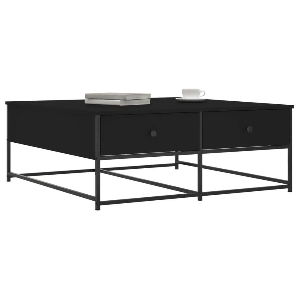 Coffee Table Black 100x99x40 cm vidaXL Engineered Wood by vidaXL