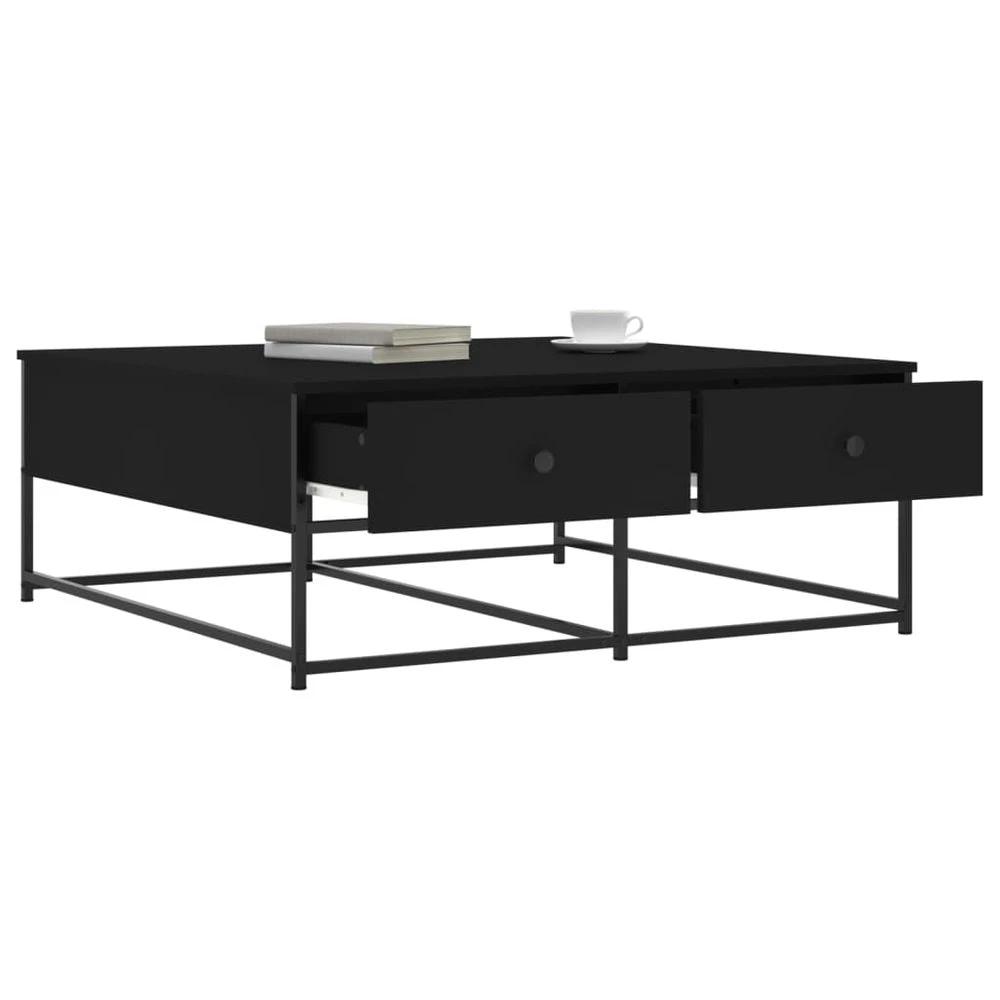 Coffee Table Black 100x99x40 cm vidaXL Engineered Wood by vidaXL