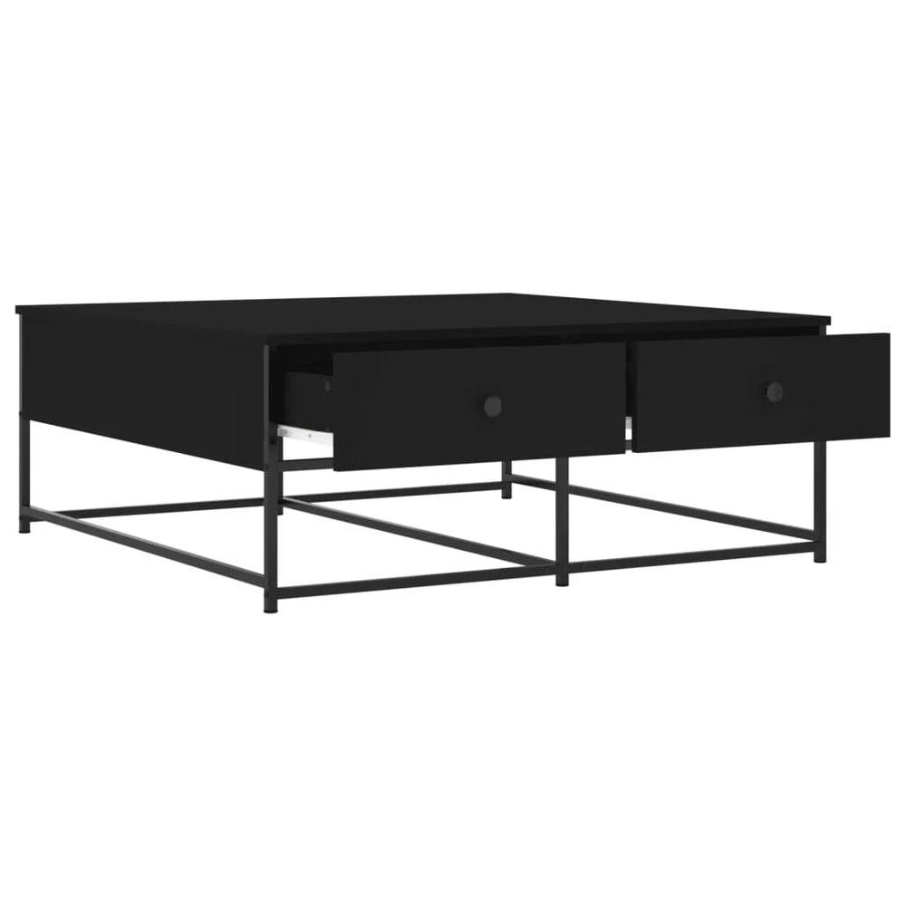 Coffee Table Black 100x99x40 cm vidaXL Engineered Wood by vidaXL