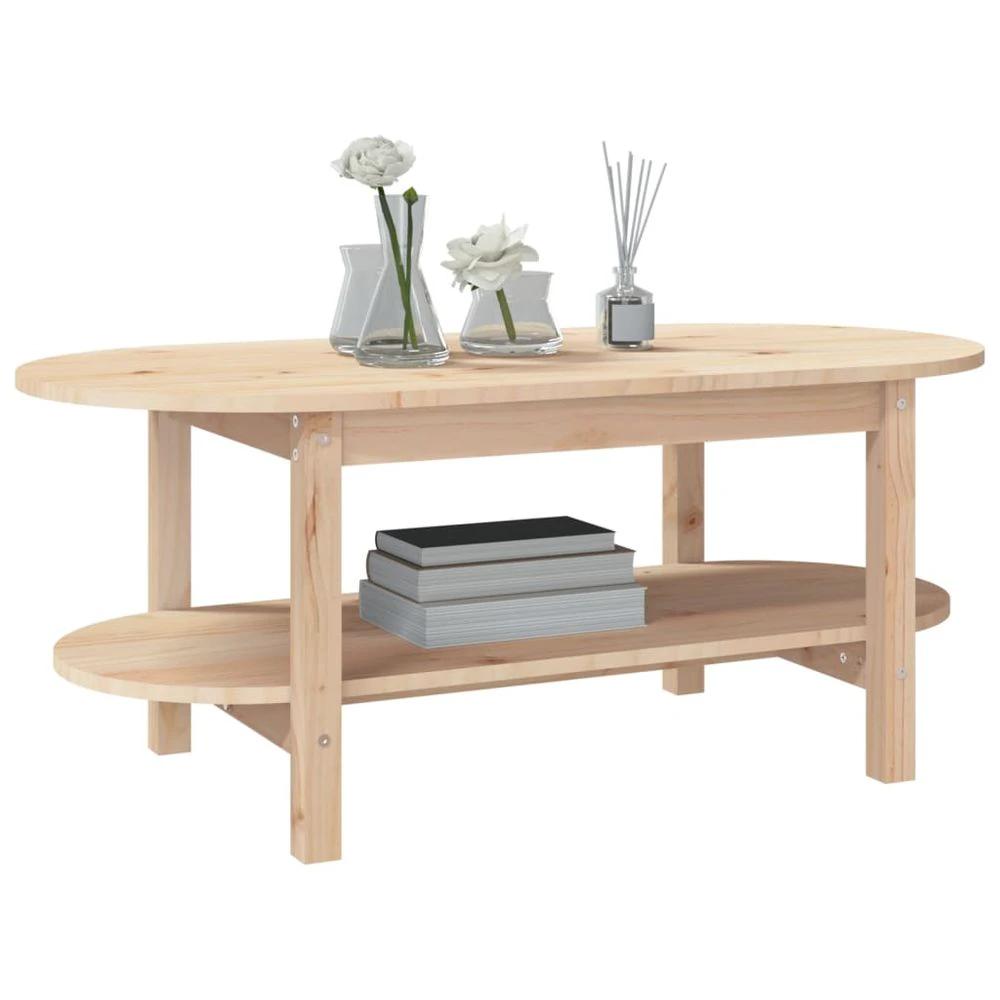vidaXL Coffee Table 110x55x45 cm vidaXL Solid Wood Pine - Coffee Tables Coffee Table