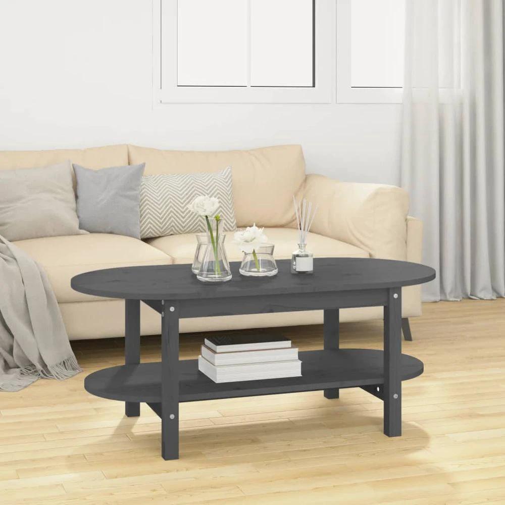 vidaXL Coffee Table 110x55x45 cm vidaXL Solid Wood Pine - Coffee Tables Coffee Table