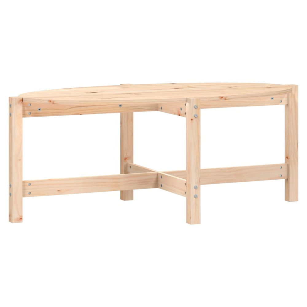 vidaXL Coffee Table 118x63x45 cm vidaXL Solid Wood Pine - Coffee Tables Coffee Table